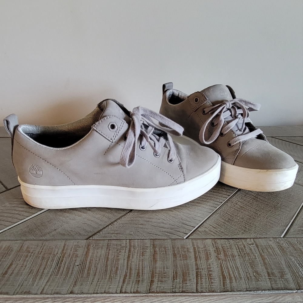 Timberland A1jjr Leather Platform Sneakers View 5